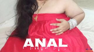 An Indian amateur desi woman indulges in anal pleasure and vulgar conversation