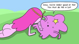 Princess Bubblegum Engages Lumpy Space Princesss Concealed Phallus - Adventure Time Erotica