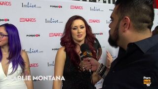 Most Unusual Thing You Masturbated To? 2015 AVN Red Carpet Interviews PornhubTV