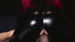 Romanian latex woman stimulated to the clitoris - 4k Video